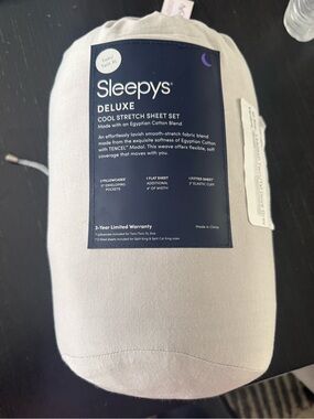 Deluxe Cool Stretch Sheet Set — Light Gray